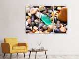Leinwandbild 3-teilig Bunte Edelsteine XXL
