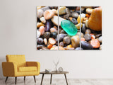 Leinwandbild 3-teilig Bunte Edelsteine XXL