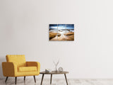 Leinwandbild 3-teilig Mystische Stimmung am Meer