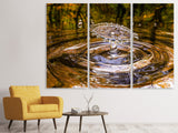 Leinwandbild 3-teilig Blubb