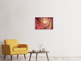 Leinwandbild 3-teilig Wendeltreppe in pink