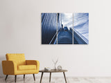 Leinwandbild 3-teilig Steile Treppe