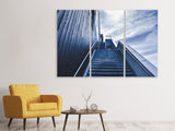 Leinwandbild 3-teilig Steile Treppe