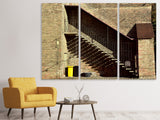 Leinwandbild 3-teilig Die Burg Treppe