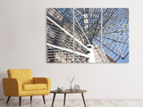 Leinwandbild 3-teilig Wendeltreppe aus Metall