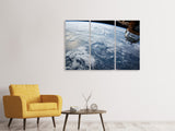Leinwandbild 3-teilig Satelliten Bild