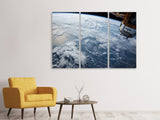 Leinwandbild 3-teilig Satelliten Bild