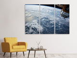 Leinwandbild 3-teilig Satelliten Bild