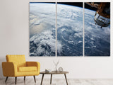 Leinwandbild 3-teilig Satelliten Bild