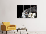 Leinwandbild 3-teilig Astronaut bei der Arbeit