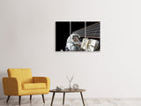 Leinwandbild 3-teilig Astronaut bei der Arbeit