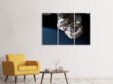 Leinwandbild 3-teilig Astronaut in XL