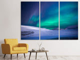 Leinwandbild 3-teilig Das Polarlicht