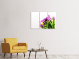 Leinwandbild 3-teilig Tulpen in XL