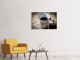 Leinwandbild 3-teilig Kaffee King