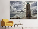 Leinwandbild 3-teilig Der Leuchtturm in Marseille