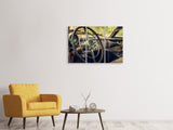 Leinwandbild 3-teilig Zerfallener Oldtimer