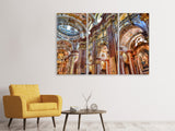 Leinwandbild 3-teilig Barocke Kirche