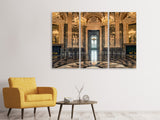 Leinwandbild 3-teilig Barocker Saal