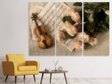 Leinwandbild 3-teilig Die Violine