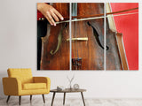 Leinwandbild 3-teilig Das Cello