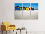 Leinwandbild 3-teilig Muizenberg Kapstadt