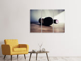 Leinwandbild 3-teilig Edler Rotwein