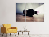 Leinwandbild 3-teilig Edler Rotwein