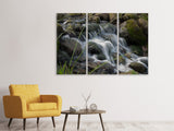 Leinwandbild 3-teilig Inspiration Wasserfall