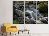 Leinwandbild 3-teilig Inspiration Wasserfall