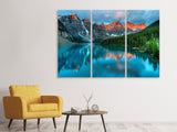 Leinwandbild 3-teilig Alberta Kanada