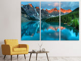 Leinwandbild 3-teilig Alberta Kanada
