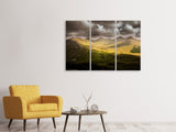 Leinwandbild 3-teilig Mystische Bergwelt
