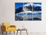 Leinwandbild 3-teilig Der Eissee