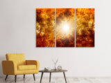 Leinwandbild 3-teilig Inspiration Himmel