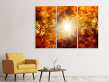 Leinwandbild 3-teilig Inspiration Himmel