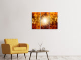 Leinwandbild 3-teilig Inspiration Himmel