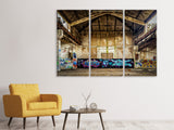 Leinwandbild 3-teilig Loft Graffiti