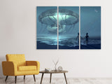 Leinwandbild 3-teilig Fantasie Wasserwelt