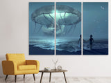Leinwandbild 3-teilig Fantasie Wasserwelt