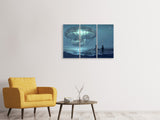 Leinwandbild 3-teilig Fantasie Wasserwelt