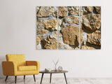 Leinwandbild 3-teilig XL Steine