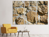 Leinwandbild 3-teilig XL Steine
