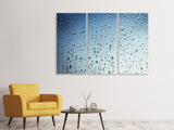 Leinwandbild 3-teilig Ein Wand aus Regen
