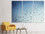 Leinwandbild 3-teilig Ein Wand aus Regen