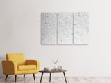 Leinwandbild 3-teilig Regen an der Wand