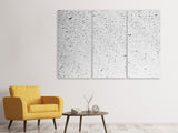 Leinwandbild 3-teilig Regen an der Wand