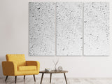 Leinwandbild 3-teilig Regen an der Wand