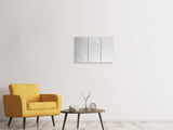 Leinwandbild 3-teilig Regen an der Wand