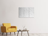 Leinwandbild 3-teilig Regen an der Wand
